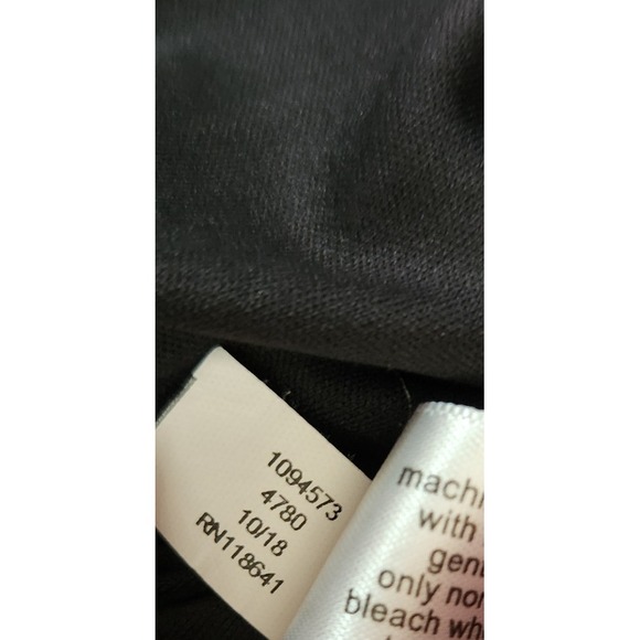 Lane Bryant Sz 26 4XL Black Floral Blouse Tunic Roses Lace Trim Mesh 1/2 Sleeve - Picture 14 of 14